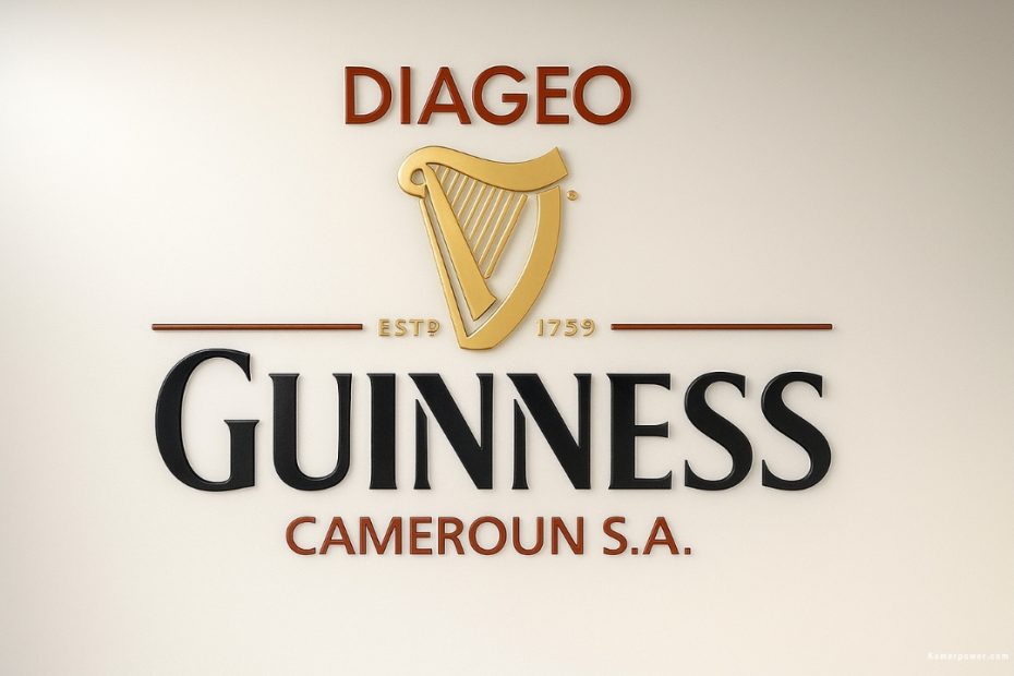 Guinness Cameroun recrutement 2026 Diageo Groupe