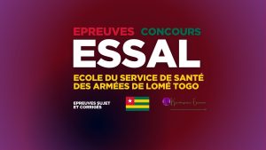 Concour essal Togo 2026-2027 université de lomé faculté de médecine
