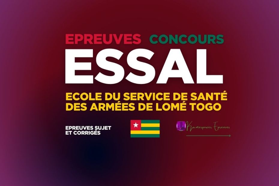 Concour essal Togo 2026-2027 université de lomé faculté de médecine