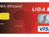 Carte VISA prépayée UBA Cameroun Africard