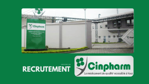 CINPHARM Cameroun recrutement 2026 2027 liste des industries pharmaceutiques au Cameroun