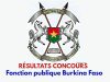 concours.gov.bf Résultats concours directs fonction publique 2024-2025 Burkina Faso