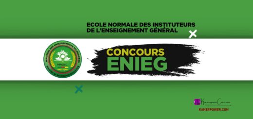 Concours ENIEG au cameroun [Epreuves, Resultats] 2026-2027