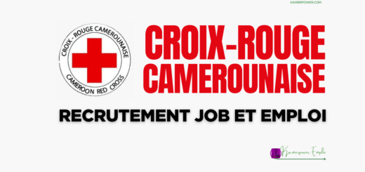 Croix-Rouge Camerounaise recrutement et emploi 2026-2027