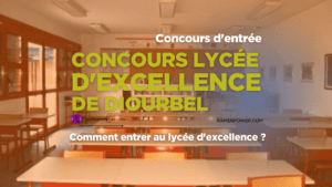 Concours Lycée d'excellence de diourbel