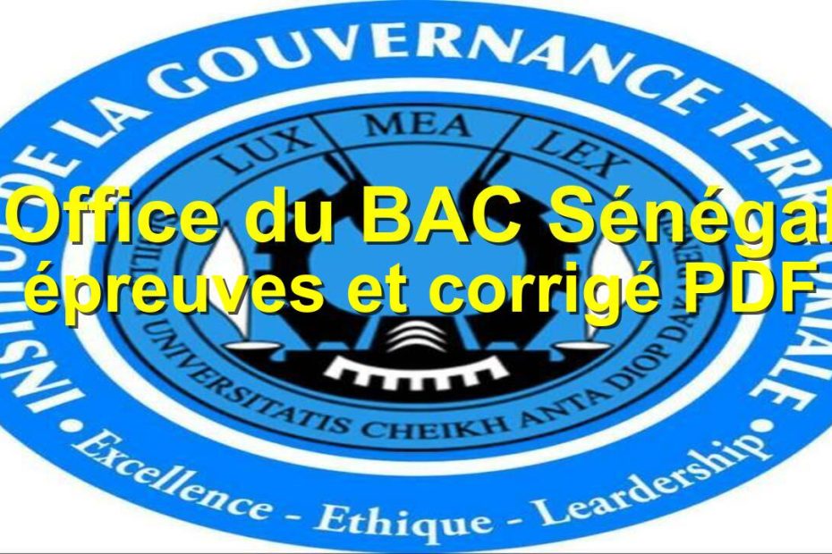 Épreuves du BAC du 1er groupe de la session normale 2026 pdf Senegal