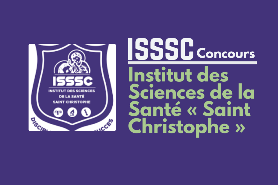 Institut des Sciences de la Santé Saint Christophe Concours ISSSC