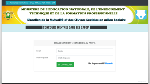 espace candidat cafop ia 2026-2027 login CONCOURS D'ENTREE DANS LES CAFOP