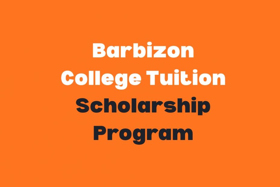 Barbizon College Tuition Scholarship Program 2026