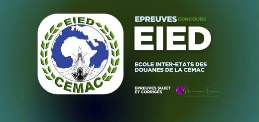 Concours Ecole Inter-Etats des Douanes de la EIED-CEMAC 2026-2027