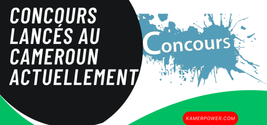 Concours lancés au Cameroun actuellement année académique 2026-2027 – la Liste des examens