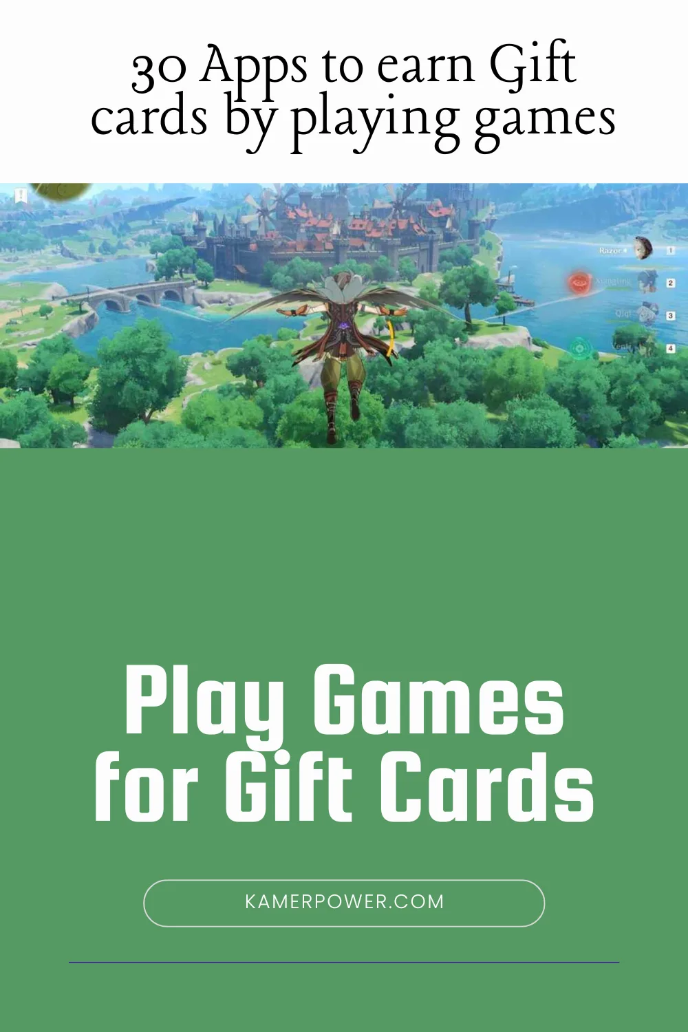 30 Apps to earn Gift cards by playing games | Play Games for Gift Cards
