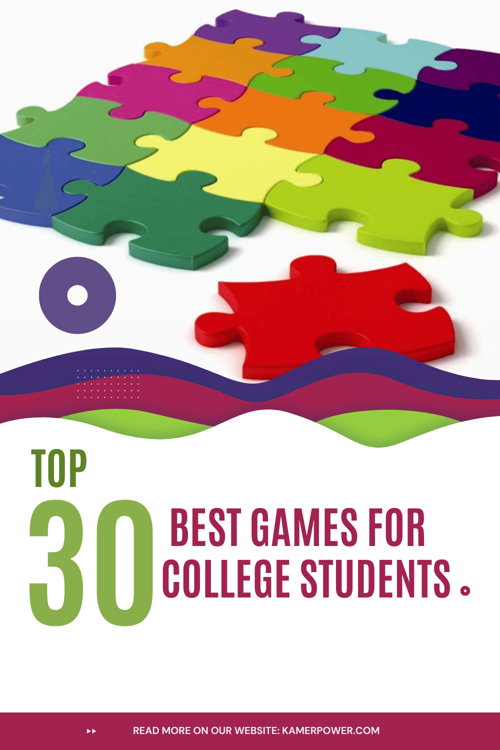 Top 30 Games for College Students