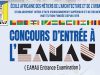 Concours EAMAU 2026-2027: EAMAU Lomé Togo, Cameroun Epreuves