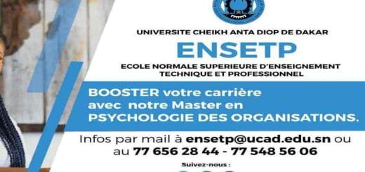 Concours de ENSETP Senegal - Enseignement Secondaire Général en Techniques Économiques