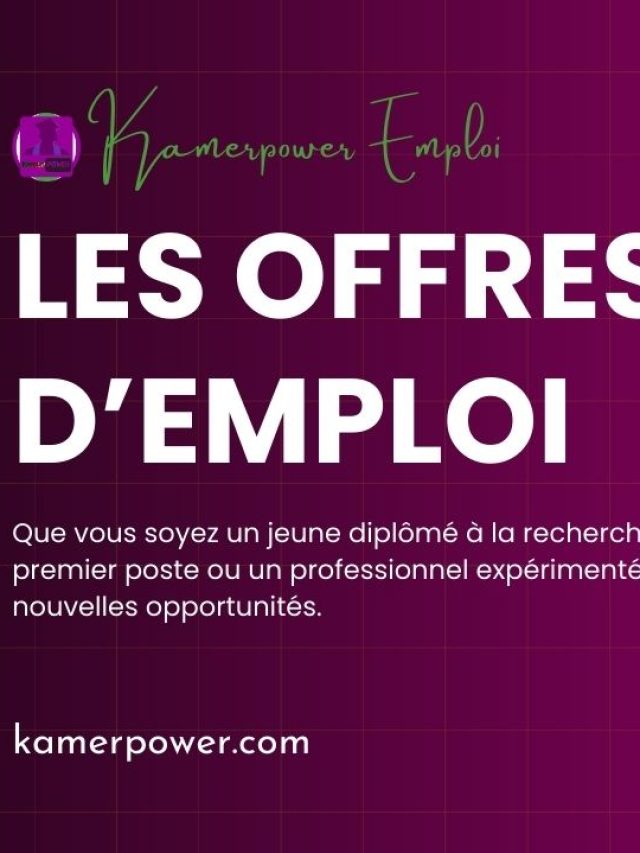 Les Offres d’Emploi