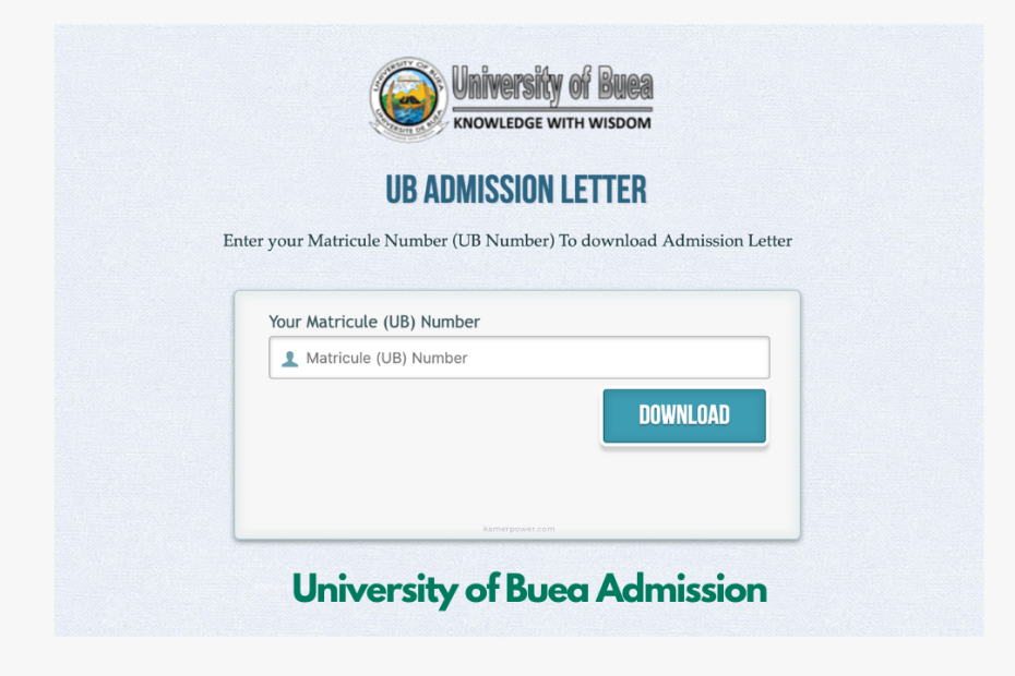 How Can I Get My UB Admission Letter?