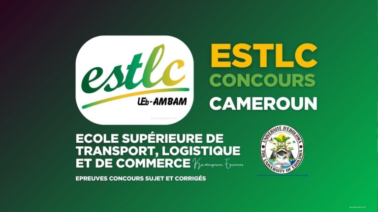 Concours ESTLC Ambam de Université d’Ebolowa 2026-2027 — Kamerpower